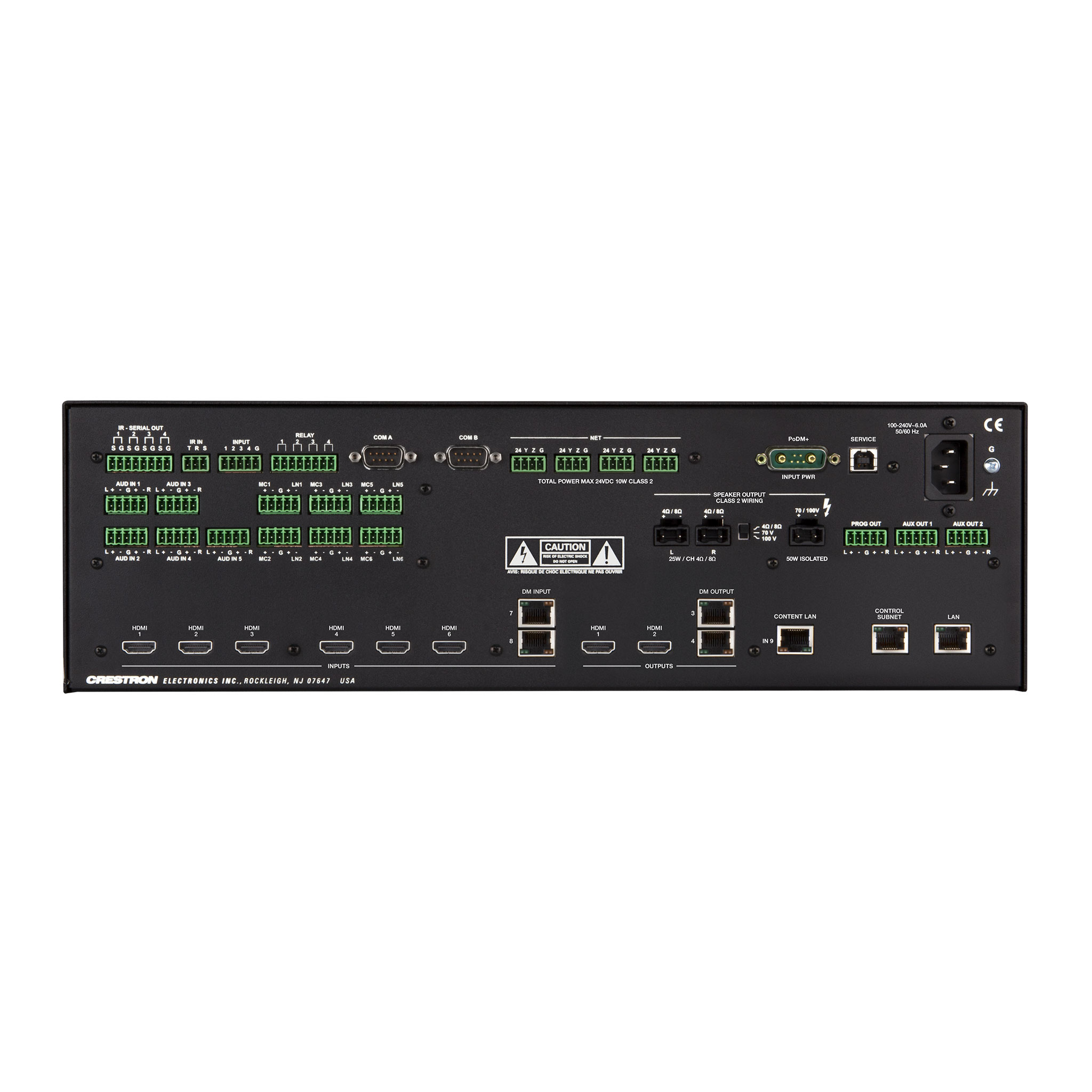 快思聰 DMPS3-4K-350-C 演示系統-背面